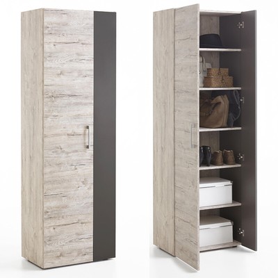 Dielenschrank Eiche Flurschrank Schuhschrank Kleiderschrank