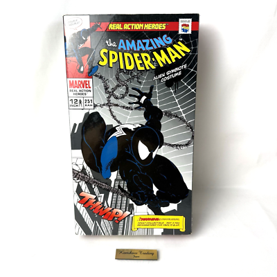アメコミ RAH The Amazing Spider-Man Alien Medicom RAH Amazing Spider-Man Alien Symbiote Costume Real Action