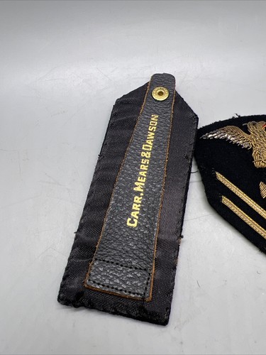 Uniforme Naval de los Estados Unidos Segunda Guerra Mundial parche rayas águila oficial Jacob Reed botón Marina - Imagen 7 de 9