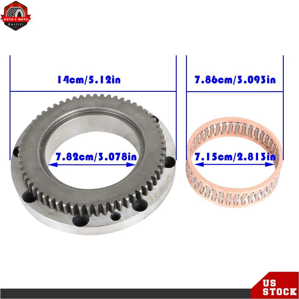 Cojinete de junta de engranaje de embrague de arranque unidireccional XVS para Yamaha V-STAR 1100 1999-2009 Foto 2 de 4