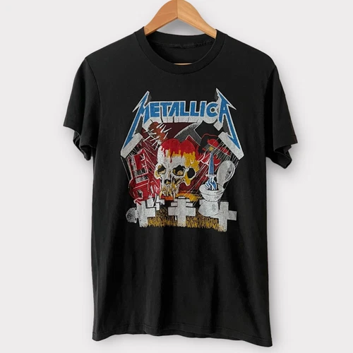 Metallica "Garage Days" Vintage Tour Band Rock Heavy Me 1980s vintage concert t-shirt, vintage, single stitch, B+ condition