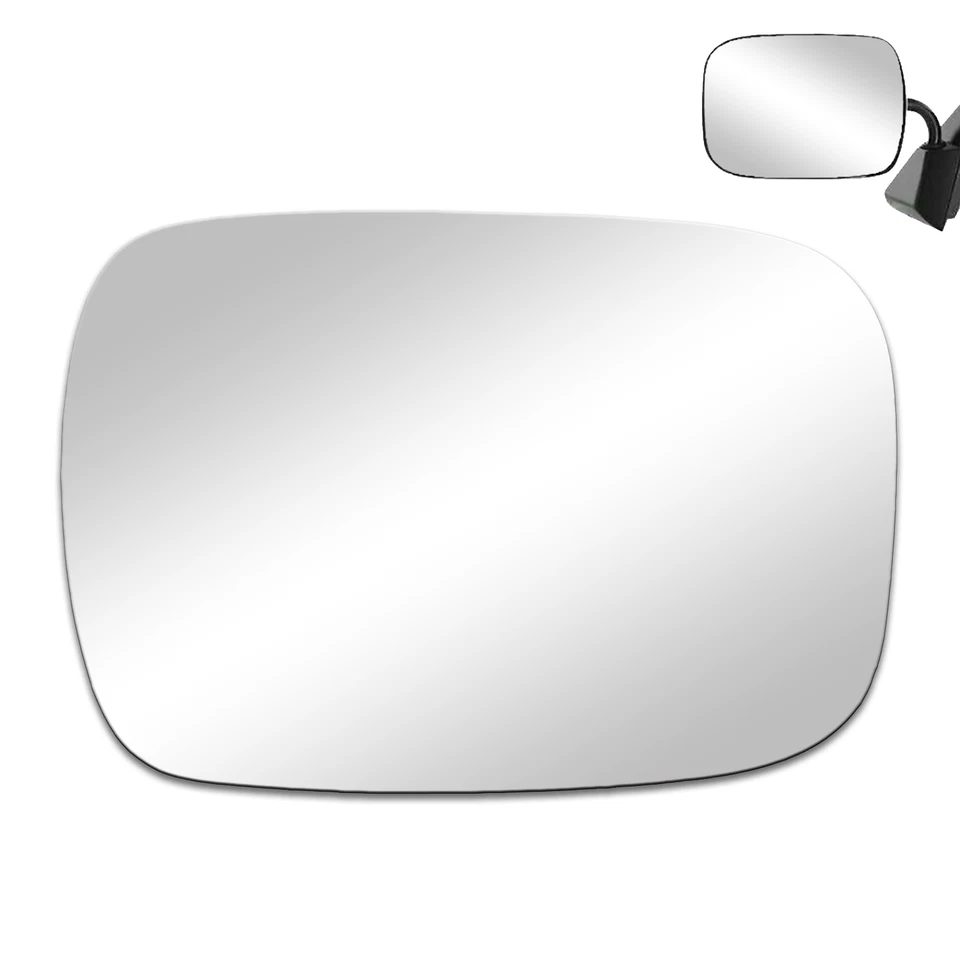 Vidrio espejo retrovisor de repuesto para 88-99 Chevy C/K1500 2500 conductor lado izquierdo adhesivo Foto 2 de 4