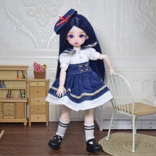 1/6 BJD Muñeca Linda Niña Muñeca Juguete Conjunto Completo con Muñeca y Muñeca Ropa Zapatos Maquillaje