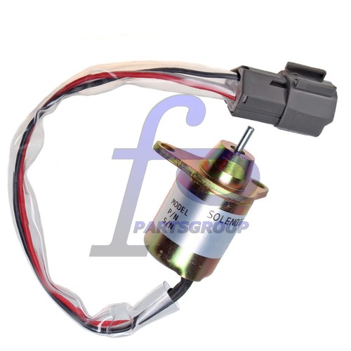 Fuel Stop Solenoid Valve For John Deere 3203 4105 3032E 3036E 3038E 12V