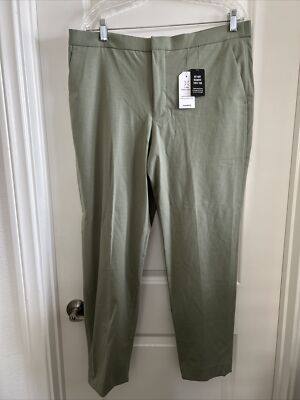 EXPRESS NWT Men 4 Way Hyper Extra Slim Stretch Green Yoga Work Pants Large  $98 | eBay