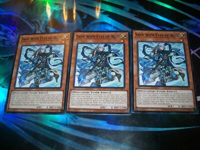 3x Sage with Eyes of Blue 1st Edition Common SDWD-EN013 Yu-Gi-Oh!