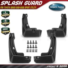 4x Front & Rear Mud Flaps/Splash Guards for Toyota Venza 2021-2022 Sport Utility