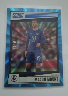 Panini Premier League Score 22/23 2022-2023 Blue Laser Mason Mount 55/60 Chelsea