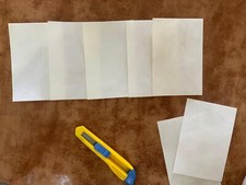  14 21  Antique Parchment Paper Leather Vellum Goat skin leather Premium sheets