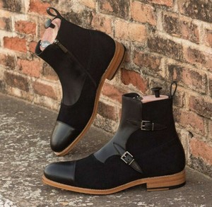 mens dress boots with buckles