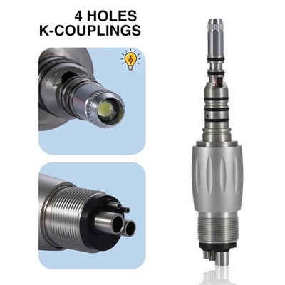 Kupplung für KAVO Multiflex Turbine LED Licht Quick Coupler 4Hole