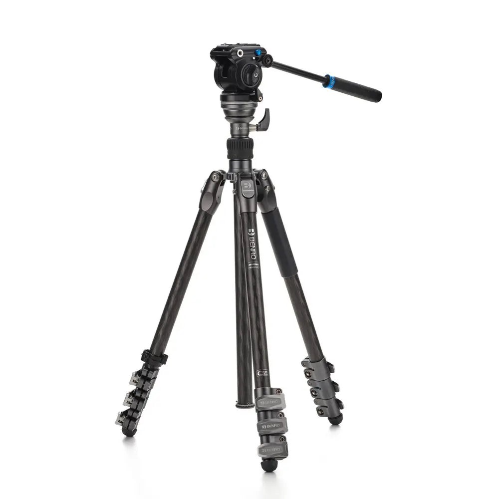 Benro Rhino CF 1 Series 4 Section Tripod/Monopod FRHN14C with S2PRO Video Head