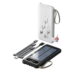 Solar Power Bank 50000mAh Large Capacity Mobile Power Fast Charging Battery