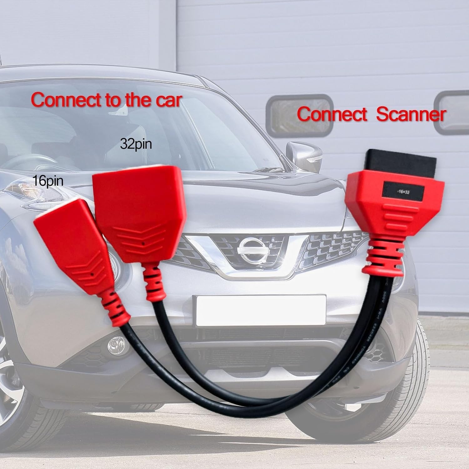 16+32Pin  Y Programming  Connector Adaptor Cable OBD2 for Nissan Sylphy (B18)