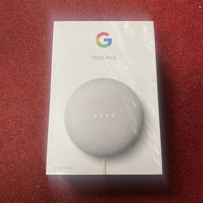 Google Nest Mini 2. Generation Smart Lautsprecher Kreide Bluetooth WLAN Assistent