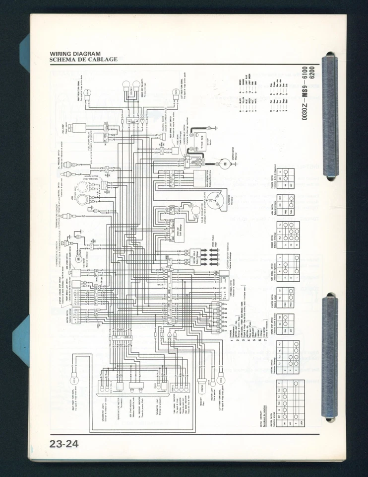 Honda NTV 650 600 Revere (88-97) PC22 RC33 manual de servicio y reparación de fábrica FW87 Foto 2 de 4