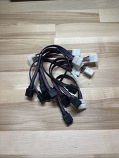 WFPOWER 9pcs 10mm 4 Pin Male Female PCB Connector RGB