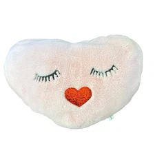 Fluffy Heart Face Throw Pillow Decorative Sofa, Chair, Bed-Cute!FREESHIP  #1122