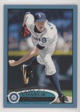2012 Topps Wal-Mart Blue Border Charlie Furbush #548 0d2