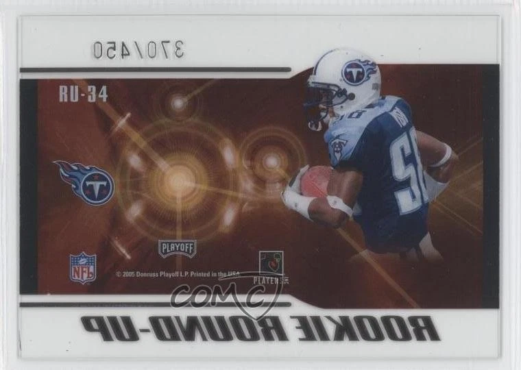 2005 Playoff Contenders Rookie Round-Up /450 Courtney Roby #RU-34 RC - Image 2 of 2