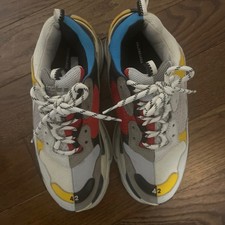Balenciaga Triple S Multicolor Men's Lace Up Low Top Sneakers Athletic Shoes