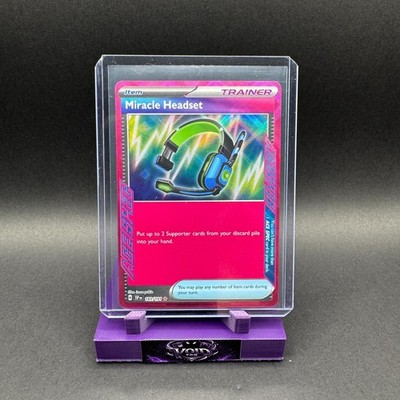 Miracle Headset Pokemon SV Surging Sparks 183/191 ACE Spec Rare Holo NM yukie