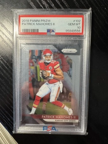 2018 Panini Prizm Patrick Mahomes II #102 PSA 10 GEM MINT Kansas City Chiefs