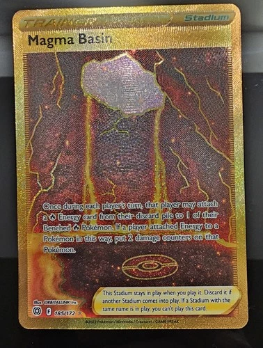 Magma Basin (Secret) Holo Secret Rare SWSH09: Brilliant Stars 185/172 NM