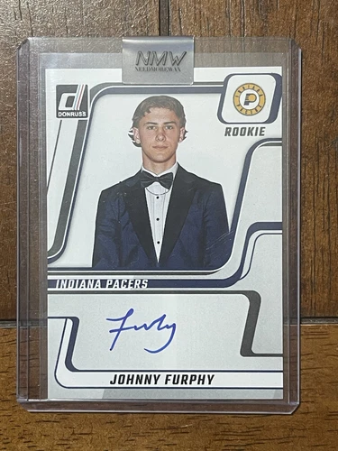 2024 Donruss Basketball Johnny Furphy Next Day Rookie Auto Pacers On Card Auto