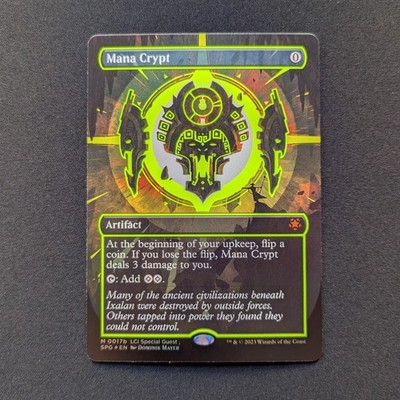 MTG \>> Mana Crypt (Neon Ink Yellow) (NM) // Special Guests - 341 Trading