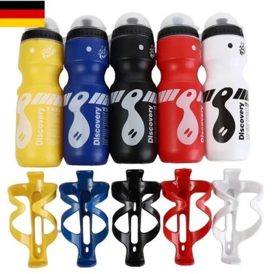 Trinkflasche mit Fahrrad Flaschenhalter Trinkflaschen Halter Getränkehalter MTB