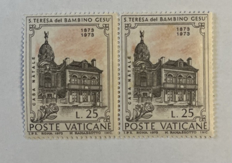 Set Of 2 Vatican Stamps 1973 - RARE MNH!