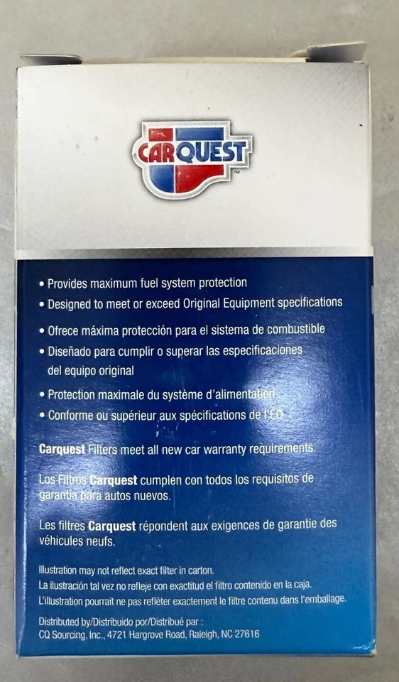 Carquest Premium 5/16" Inlet-Outlet Metal In-Line Fuel Filter 86032 - Image 3 of 4