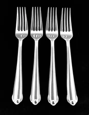 Mikasa CLASSICO SATIN Set Of 4 DINNER FORKS 8" Stainless Flatware