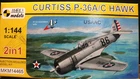 Curtiss Hawk 75 A/C In USAAF  WW II Service Mark 1  1/144 scale