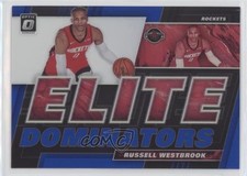 2019 Panini Donruss Optic Elite Dominators Blue Prizm /49 Russell Westbrook pe8