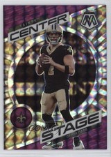 2023 Panini Mosaic Center Stage Purple Prizm 31/49 Derek Carr #CS-DCA 11nq