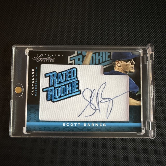 Panini 2012 Scott Barnes Rated Rookie Auto Patch /99 #168 Cleveland