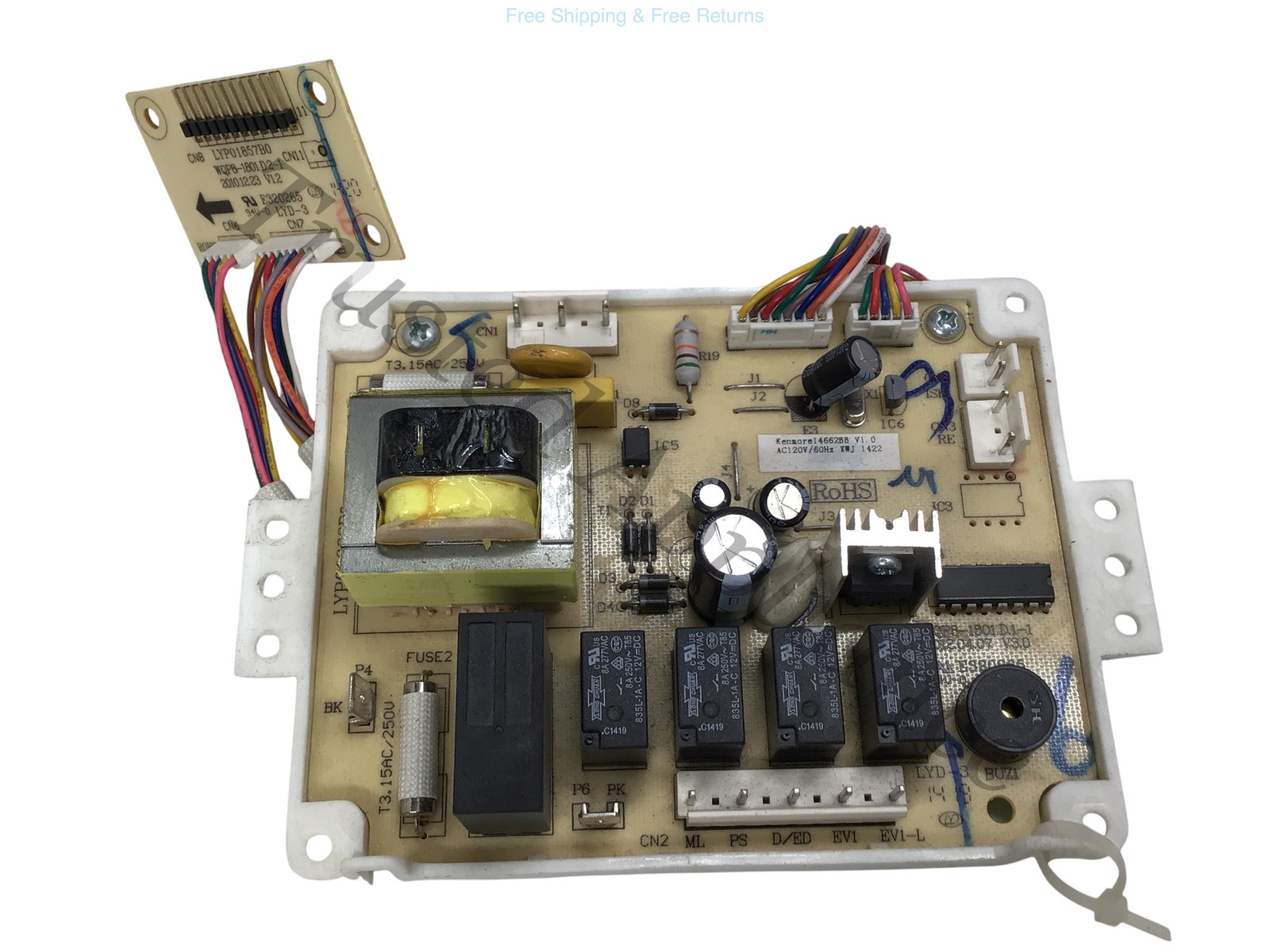 Kenmore Whirlpool Dishwasher Control Board LYP02382B0 Replacement Part