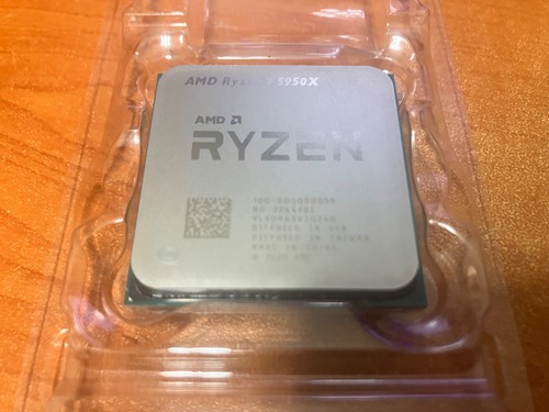 Processeur AMD Ryzen 9 5950X CPU 16 cœurs 3,4 GHz (4,9 Turbo), AM4, 5e génération