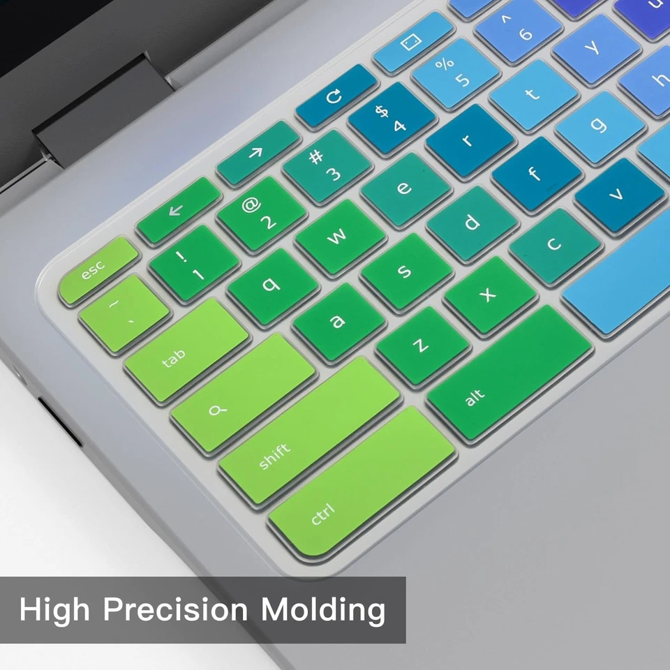 Colorful Keyboard Skin Cover for 2019/2018/2017 Newest Acer Premium R11 11.6 / - Image 4 of 4