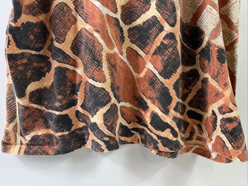 T-shirt vintage AOP girafe taille XXL 2XL nature imprimé partout fruit du métier à tisser - Photo 6/13