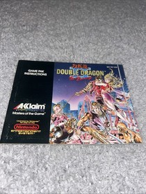 Double Dragon 2 II: The Revenge (Nintendo NES, 1990) con manuale incredibile Raro!