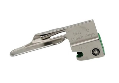 Welch Allyn 68060 #0 MIL F/O Laryngoskop Aufsatz Baugruppe 901038 Glasfaser UK