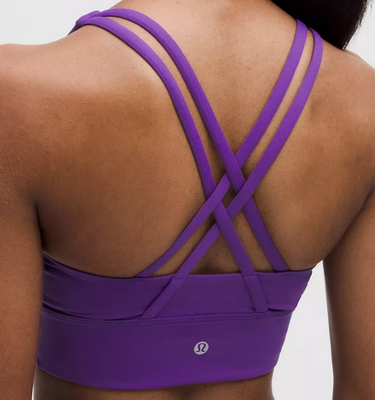 LULULEMON ENERGY LONG LINE BRA~COLLEGE PURPLE~2~4~6~8~10~12~14~NWT