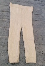 Beige Tights Thick Winter Wear For Toddler Age 12 - 18 Months