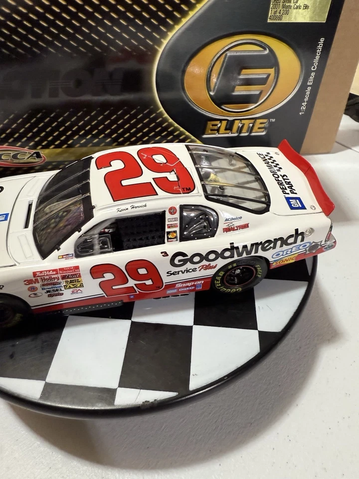 Kevin Harvick ELITE #29 GM GOODWRENCH OREO NOVATO AÑO 2001 1/24 Nascar Diecast Foto 4 de 4