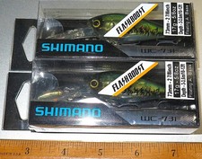 Lot of (2) Shimano A Bass WORLD CRANK FLASH B...