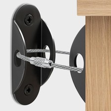 Furniture Anchors for Baby Proofing, Anti Tip Furniture Anchor Securing 420lb...