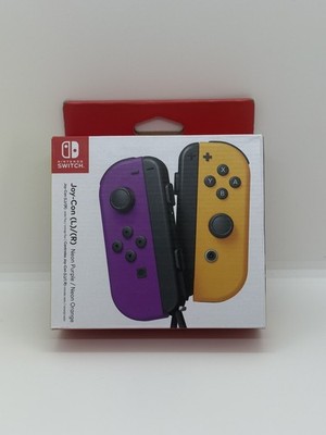 Nintendo Joy-Con Controllers (L/R) for Nintendo Switch - Neon Purple/Neon Orange